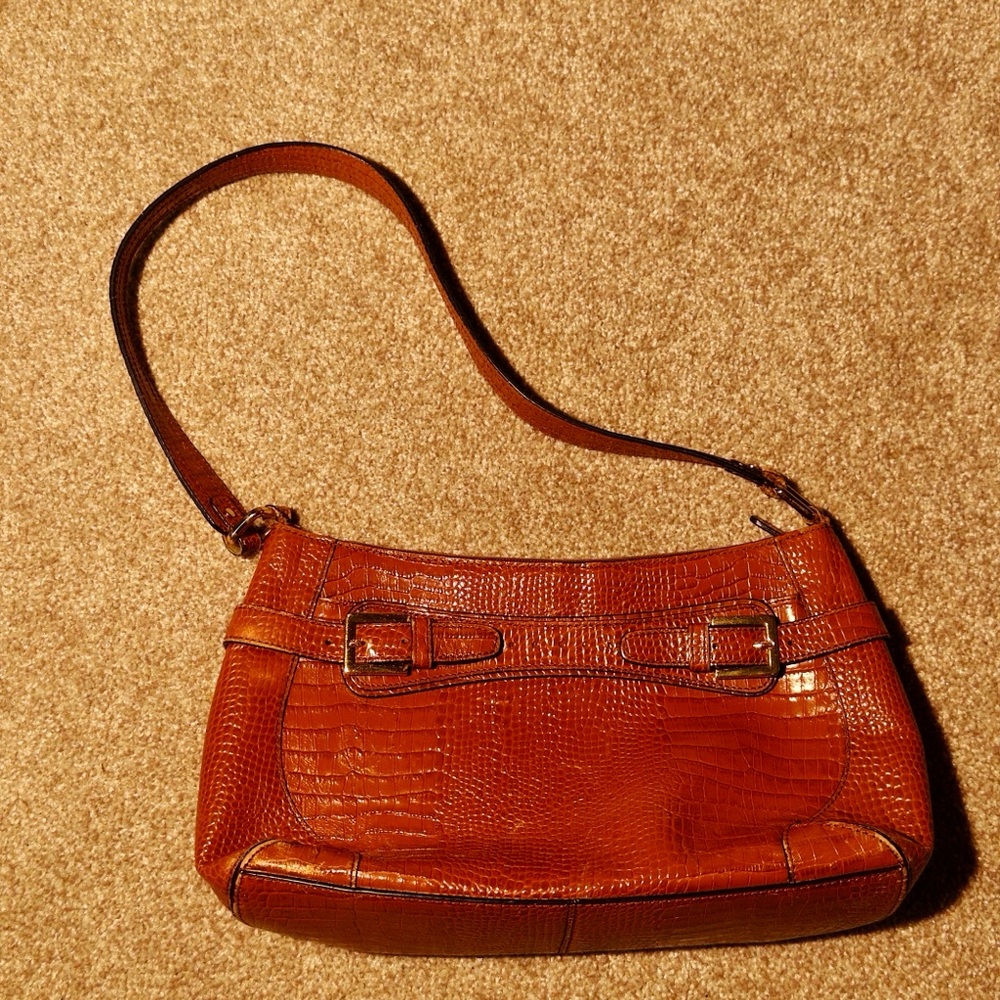 Étienne Aigner Brown Leather Shoulder Bag